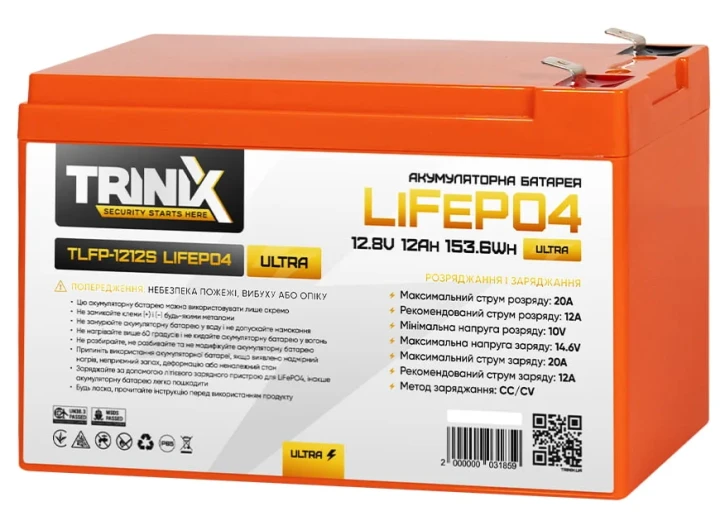 Аккумулятор TriniX TLFP-1212S (44-00091)