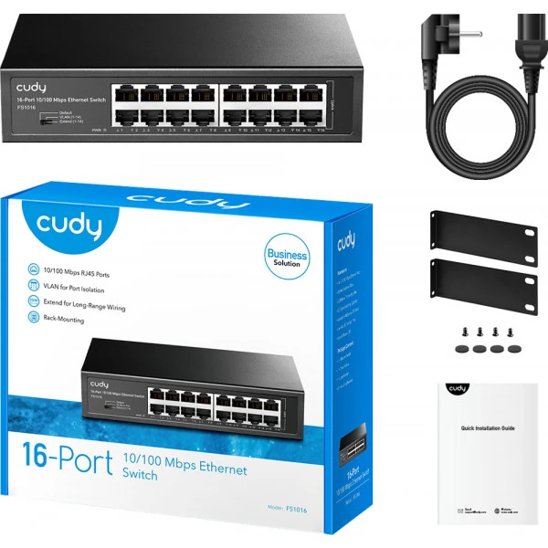 Комутатор Cudy FS1010PG фото 4