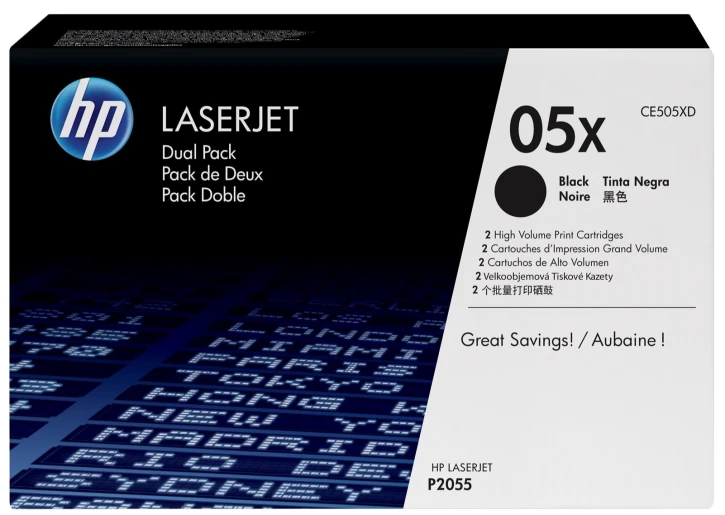 Картридж HP LJ 05XD 13К (P2055) Black (CE505XD)