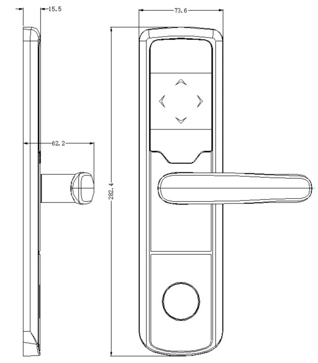 Розумний замок SEVEN LOCK SL-7731 Silver (SL7731s) фото 5
