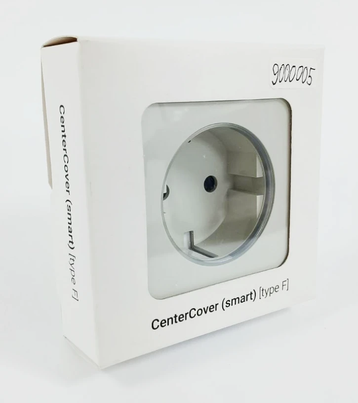 (Уценка) Центральная панель для встроенной розетки Ajax СenterCover (smart) Oyster