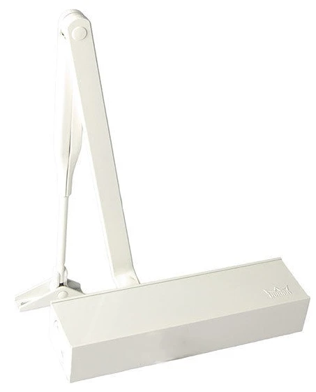 Доводчик дверний Dorma TS 71 EN 3/4 з ліктьовою тягою White фото 3