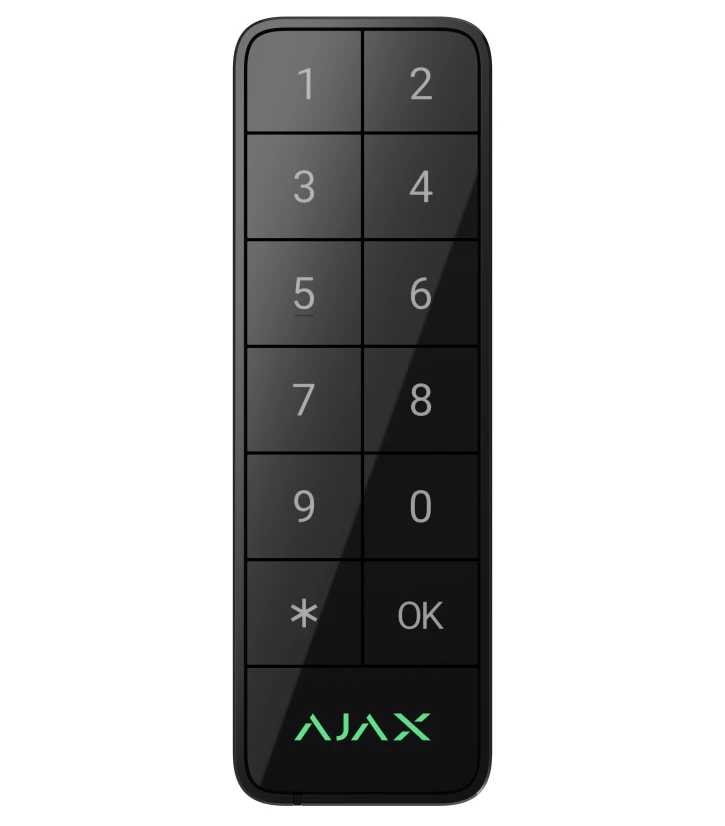 (Уцінка) Дротова клавіатура Ajax Superior KeyPad Outdoor Fibra Black (117760.285.BL) фото 3