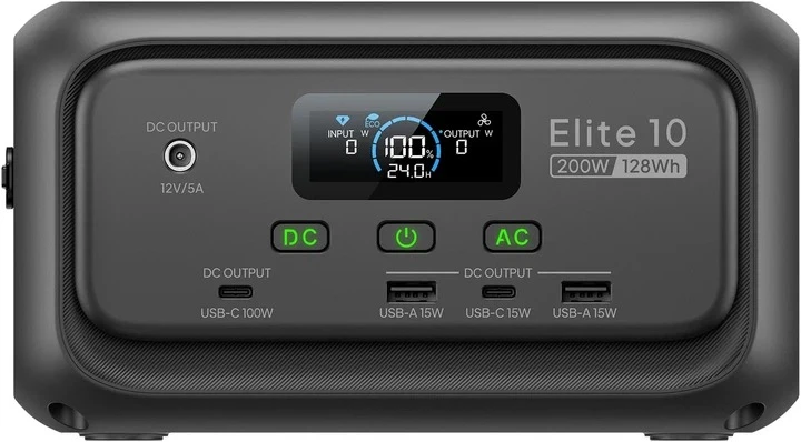 Зарядна станція Bluetti Elite 10 200W 128Wh LiFePO4 (P-EL10-EU-GY-BL-010)