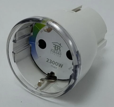 (Уцінка) Розетковий вимикач з лічильником електроенергії Fibaro Wall Plug для Apple HomeKit - FGBWHWPE-102 фото 4