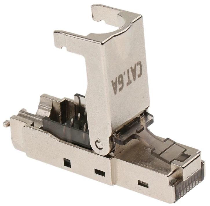 Конектор Kingda RJ45 cat.6A STP 8P8C (KD-KJ6A-17S) фото 2