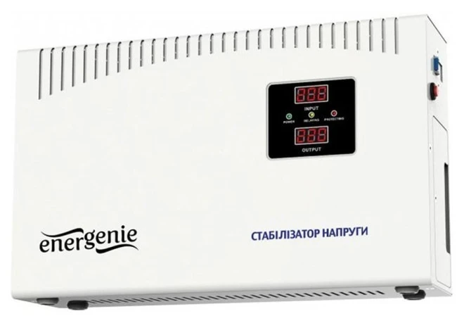 Стабілізатор напруги EnerGenie 5000 ВА (EG-AVR-DW5000-01)