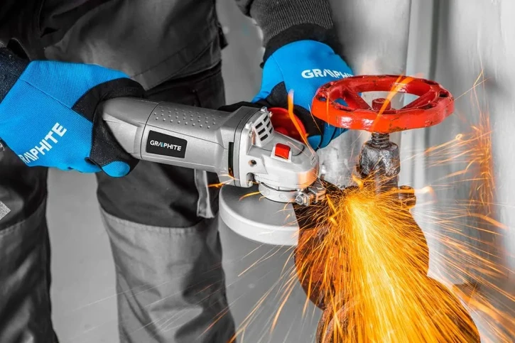 Кутова шліфувальна машина (болгарка) Graphite 59G110 фото 2