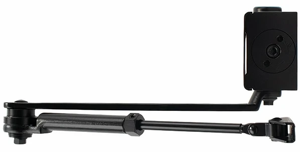 Доводчик дверной Cisa C1611.03.0.90 Professional Plus2 BC STD HO с фиксацией до 80 кг черный (37916) фото 3