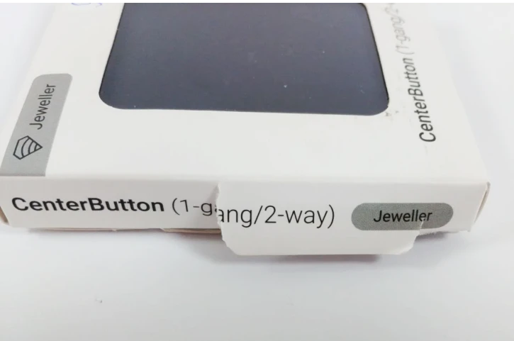 (Уцінка) Центральна кнопка для одноклавішного чи прохідного вимикача Ajax CenterButton (1-gang / 2-way) Black фото 3