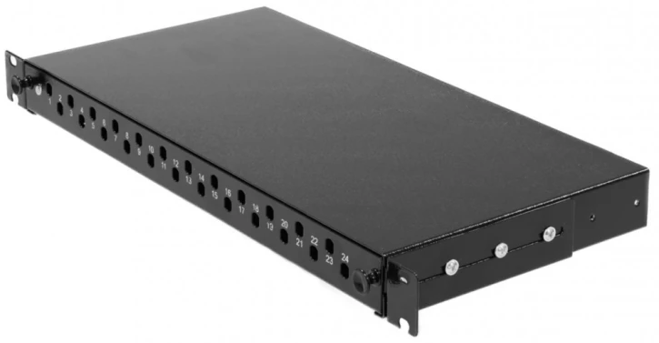 Патч-панель CMS 24, ST/FC, 1U, 4xPG11 (UA-FOP24ST-B)
