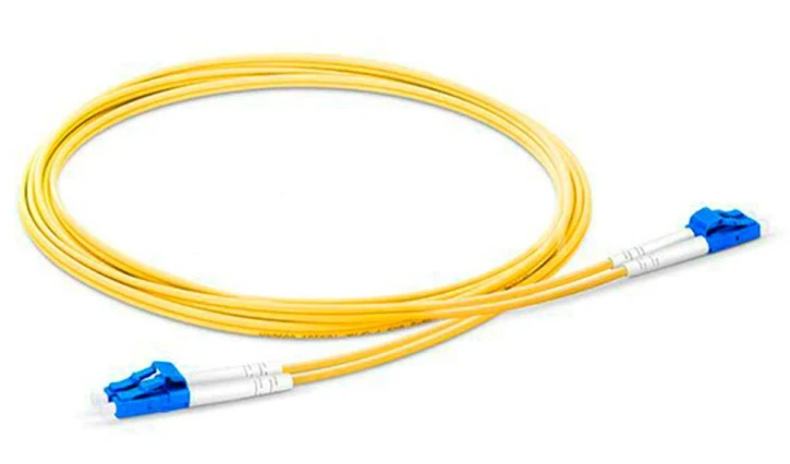 Патч-корд оптичний Cor-X OFPC-LC/UPC-LC/UPC-3м duplex Yellow (48414)