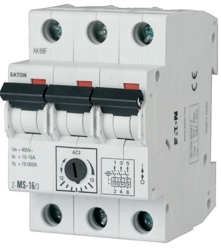 Автомат захисту двигуна Eaton Moeller Z-MS-16/3 (248412)