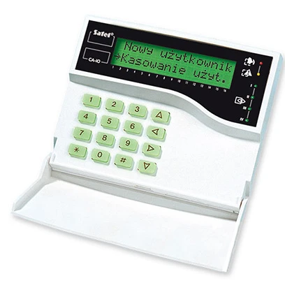 Провідна світлодіодна клавіатура Satel СА-10 KLCD фото 2