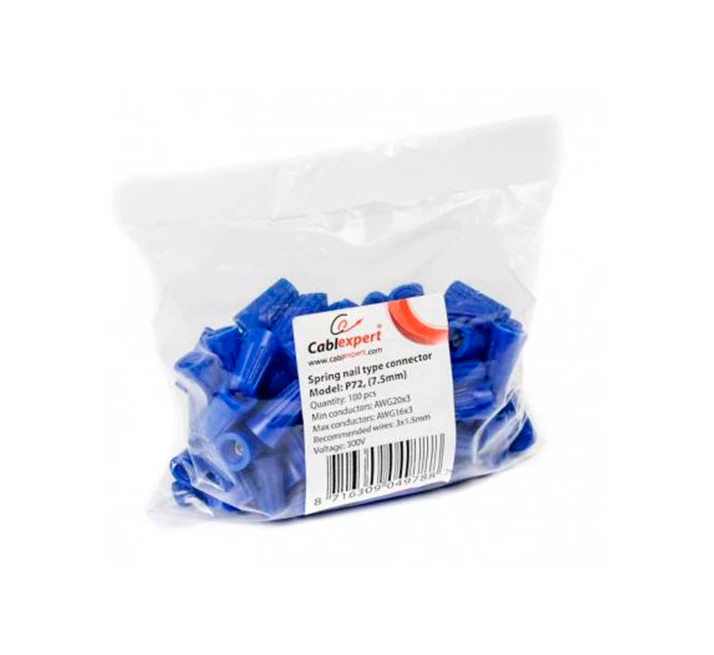 Ізолюючі ковпачки Cablexpert P72 3x1.5мм2 (100шт) фото 2