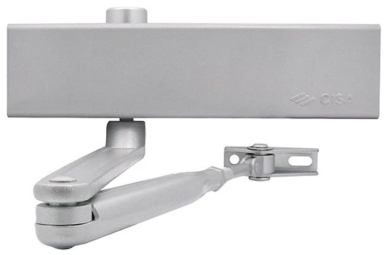 Доводчик дверний Cisa C1610.03.0.97 Professional Plus2 BC STD до 80 кг FIRE сірий (37913) фото 2