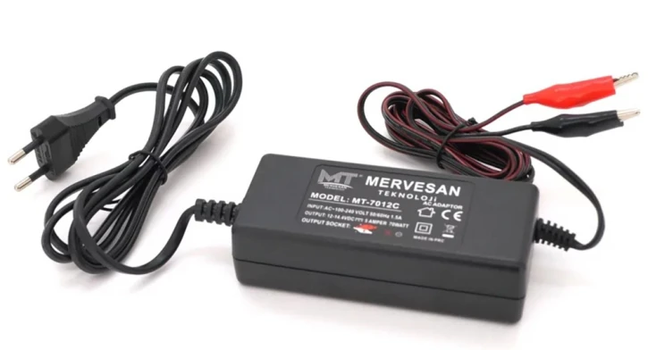 Зарядное устройство для аккумулятора Mervesan MT-7012C 12V-5A, зажимы Q80 фото 2