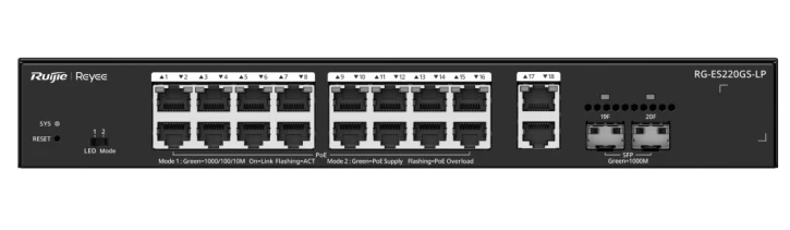 Коммутатор Ruijie RG-ES220GS-LP фото 4