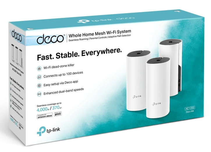 Mesh WiFi система TP-Link Deco M4 (3-pack) фото 2