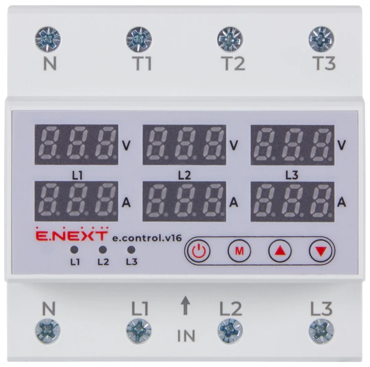 Реле контролю напруги та струму E.Next e.control.v16 (p0690026) фото 2