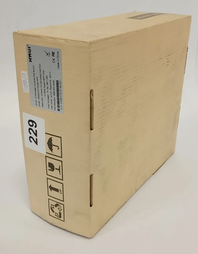 (Уценка) Управляемый POE коммутатор HongRui HR600M-ATG-84F-SFP 12-портовый фото 3