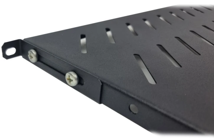 Полка стационарная E-server 1U 19" 420х650 мм черная (PS-1U-650-B-E) фото 4