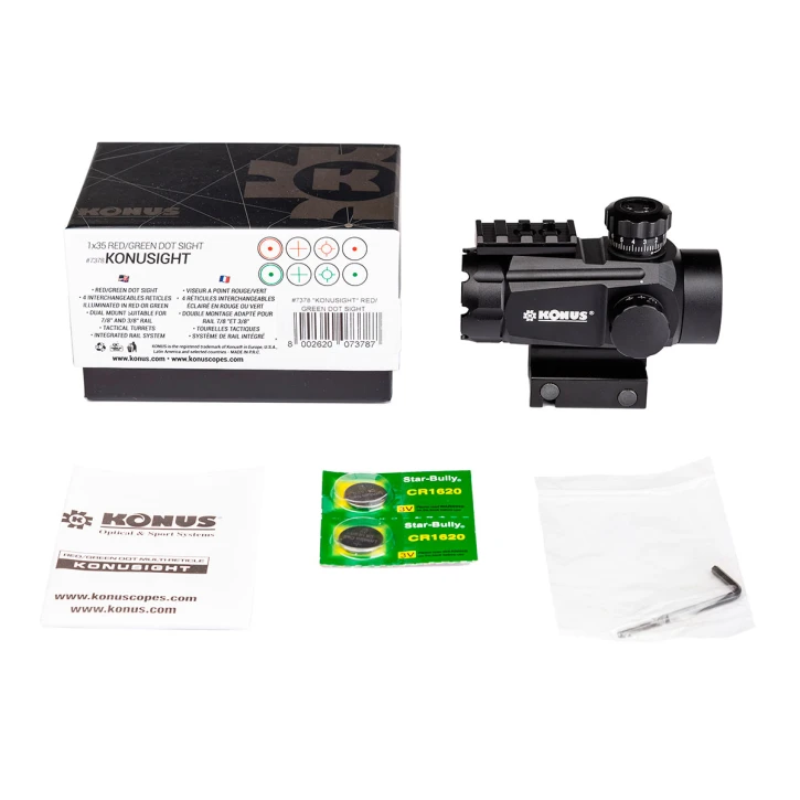 Коліматорний приціл Konus KONUSIGHT 1x35 (7378) фото 5