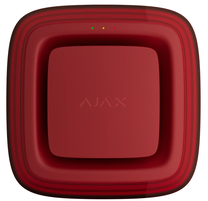 Бездротовий адресний пожежний оповіщувач світловий Ajax EN54 FireProtect (VAD) "ВИХІД" Red (161312.277.RD1)