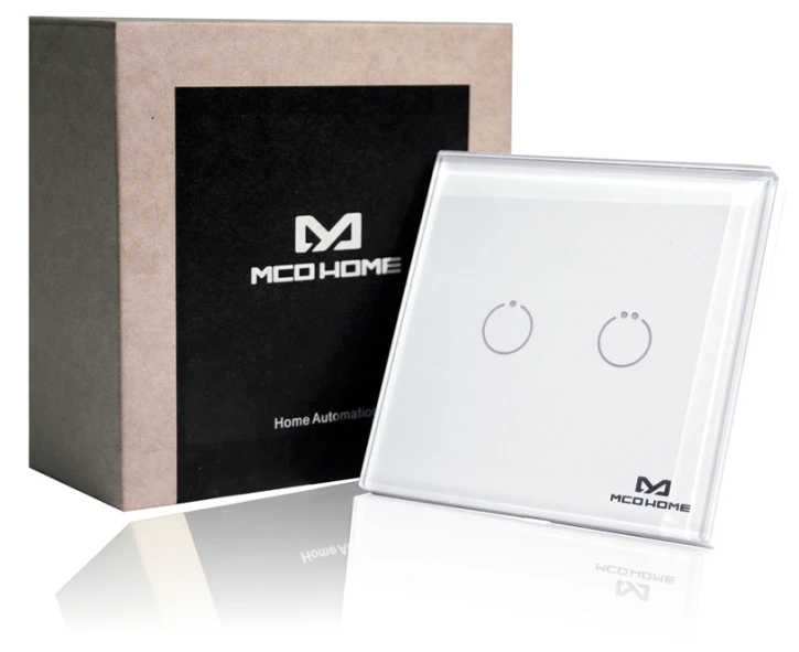 Сенсорний вимикач MCO Home Z-Wave MCO_TPS312 на 2 канала White (MCO_TPS312)