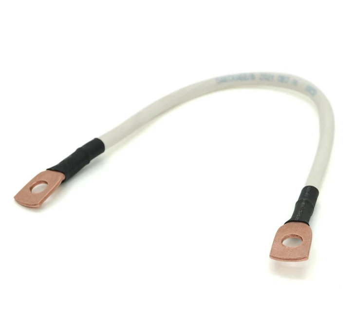 Кабель для соединения АКБ перемычка Одескабель ПВ-3  25мм2 с клеммами М8 (медь), 60 см