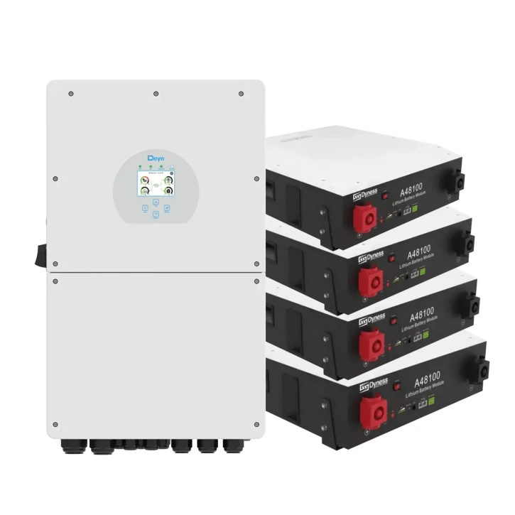 Система зберігання енергії Deye SUN-16K-SG01LP1-EU-4DY19.2K-LFP-W 16kW 19.2kWh 4BAT LiFePO4 6000 циклів (SUN-16K-SG01LP1-EU-4DY19.2K-LFP-W)
