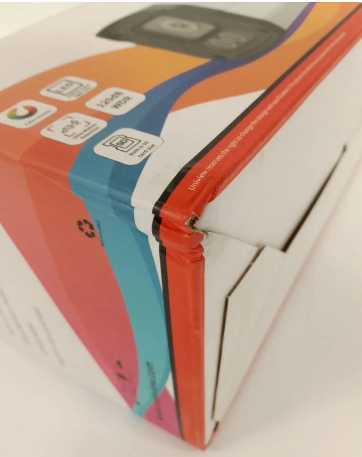 (Уцінка) IP-відеокамера вулична Uniview IPC2224SE-DF40K-WL-I0 White фото 4