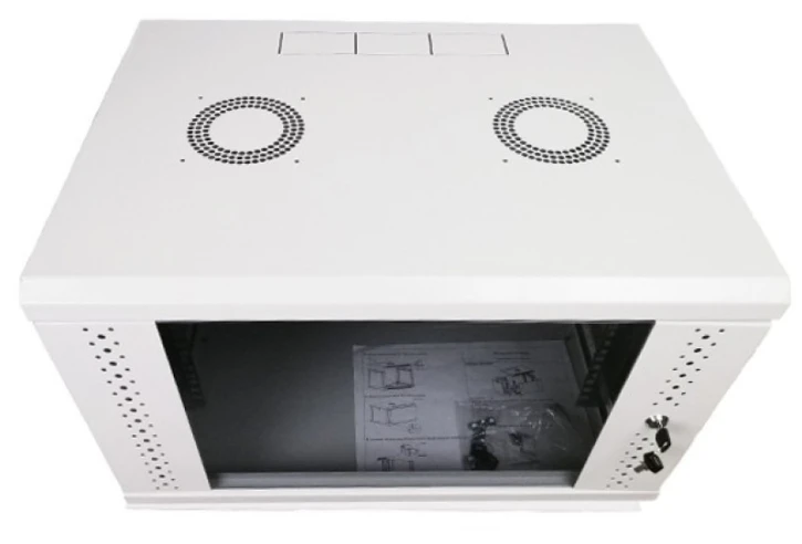 Шкаф навесной E-server 12U 600х350х637 мм серый (ES-Е1235G) фото 4