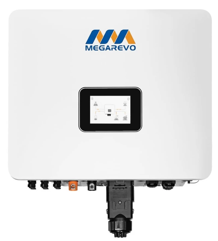 Гибридный инвертор Megarevo R10KL1DA-G2S 10kW 2 MPPT WiFi фото 2