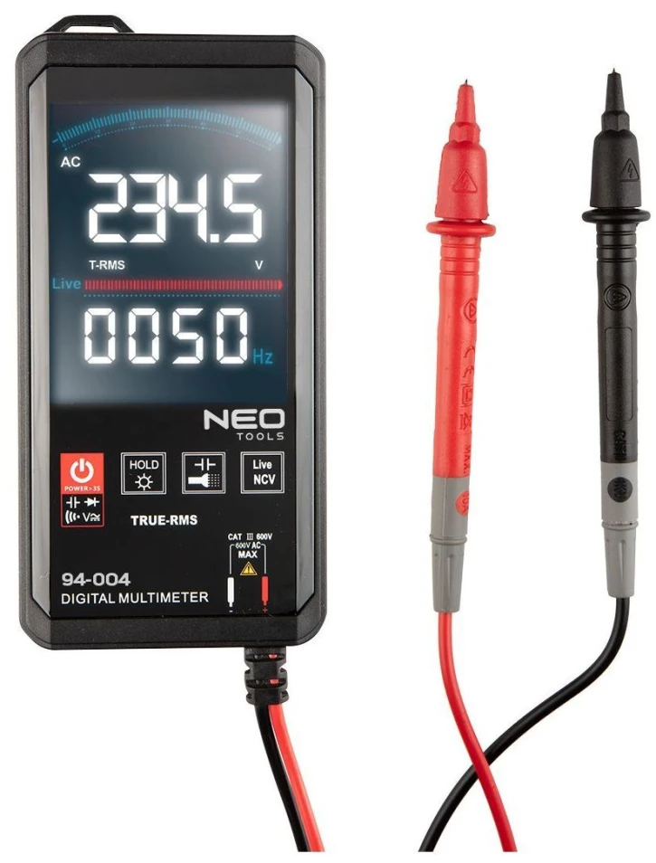 Цифровий мультиметр Neo Tools 0-600V (94-004)