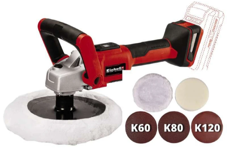 Шліфувальна машина Einhell CE-CP 18/180 Li E-Solo (2093320) фото 2