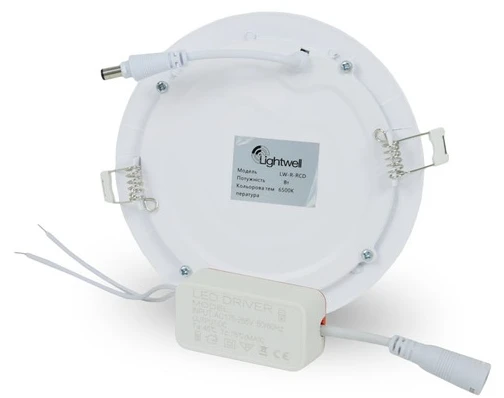 Світильник точковий врізний Lightwell LW-R-RCD-9 (9Вт, 6500К) фото 2