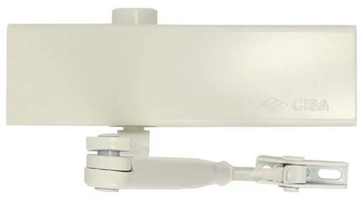 Доводчик дверний Cisa C1610.05.0.45 Professional Plus2 BC STD до 120 кг FIRE білий (37918) фото 2