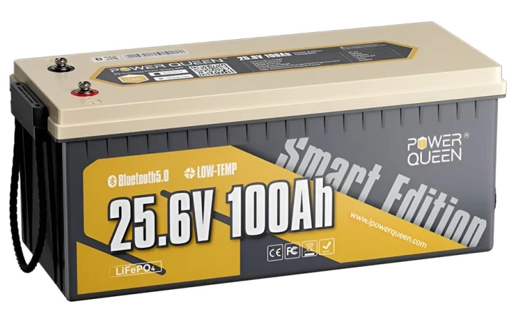 Акумулятор Power Queen P24V100-100-BASIC-BT-8-A160 Bluetooth (44-00524)