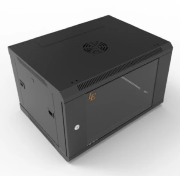 Шафа настінна Adtek DE-19" 18U-600-600 чорна (DE-18U-600-600-B) фото 5