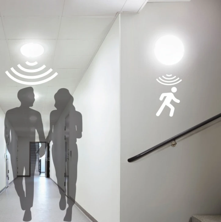 Світильник з датчиком руху LED Євросвітло CL-RS-R1 18W 6400К (000059213) фото 4