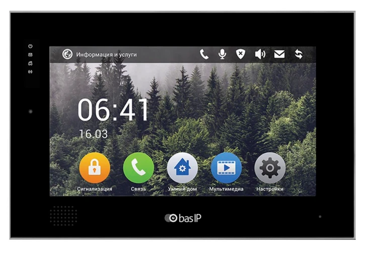 IP відеодомофон Bas-IP AQ-10 B V3 Black