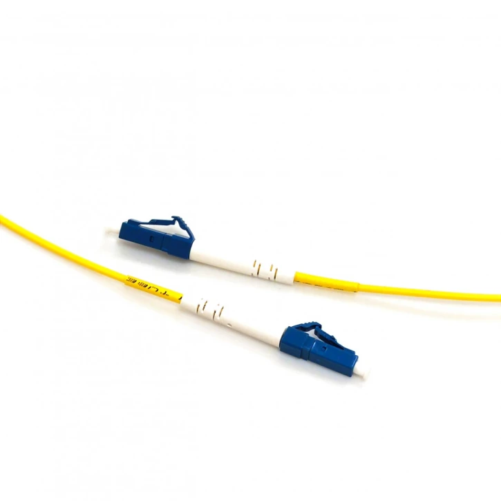 Патч-корд оптический CMS LC/UPC-LC/UPC SM 0.5m Simplex, Slim 2mm (UPC-0.5LCLC(SM)D(ON)S)