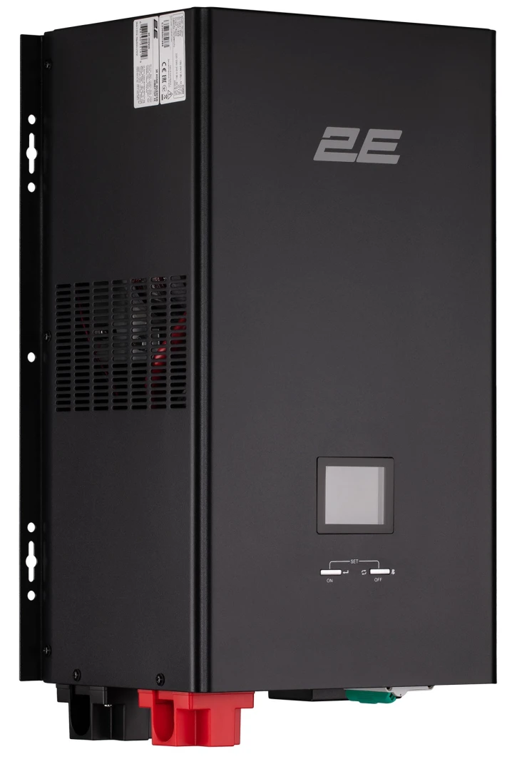 Инвертор 2E HI2500 2500W, 24V – 230V, LCD, AVR, Terminal in&out Black (2E-HI2500) фото 2