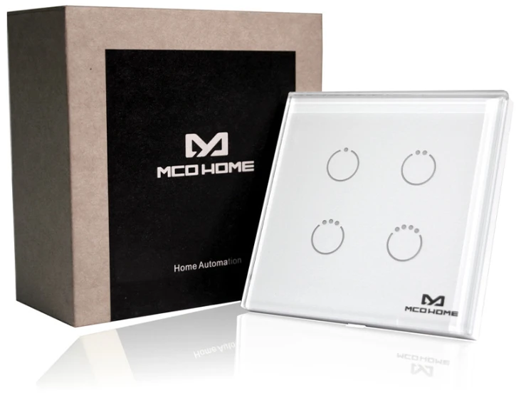 Сенсорний вимикач MCO Home Z-Wave MCO_TPS314 на 4 канали White (MCO_TPS314)