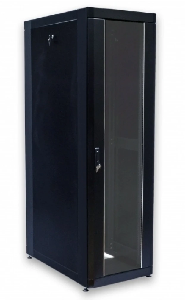 Шкаф напольный CMS 19" 45U, 610х865 мм черный (UA-MGSE4568MB)