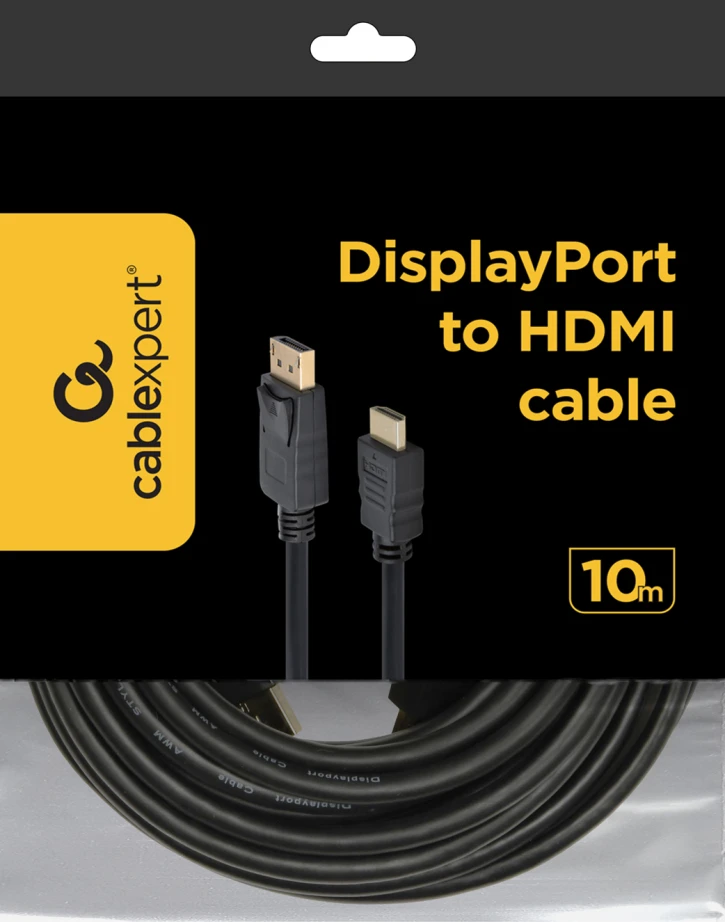 Кабель Cablexpert DisplayPort to HDMI v1.2 10 м (CC-DP-HDMI-10M) фото 2