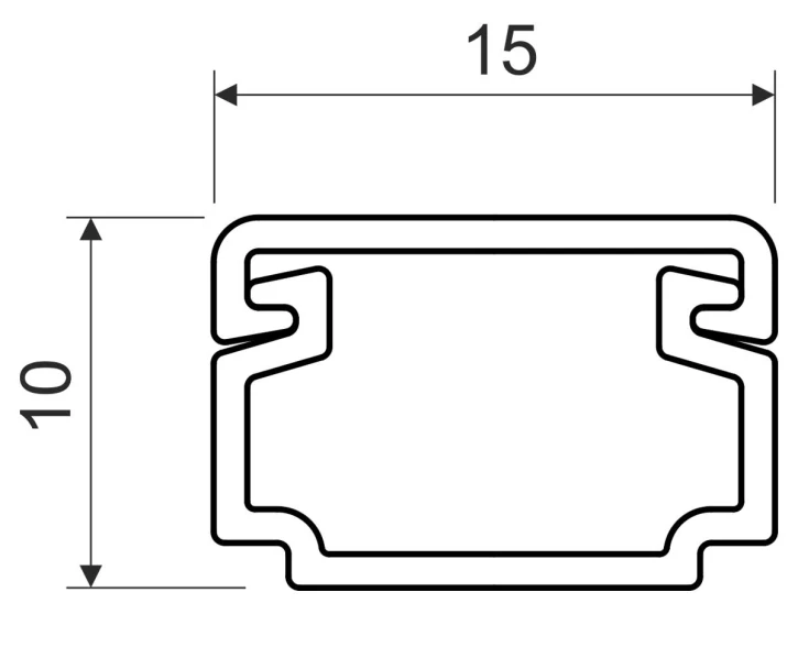 Кабель-канал Kopos LH 15X10 HD білий (LH 15X10_HD) фото 2