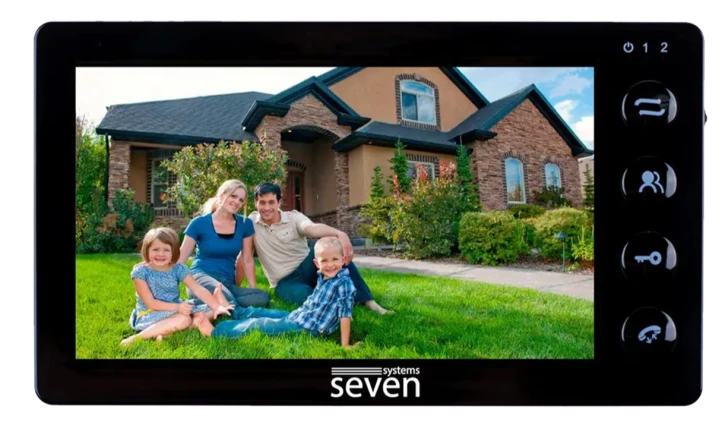 Відеодомофон SEVEN DP-7573 Black