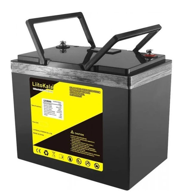 Аккумулятор LiitoKala LiFePO4 12V-90Ah LCD (12V 90Ah LiFePO4 LCD)